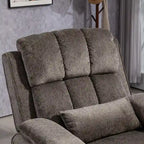 Fauteuil releveur inclinable avec repose-pieds étendu, double moteur chenille surdimensionné, chauffage, massage et chargement USB-C