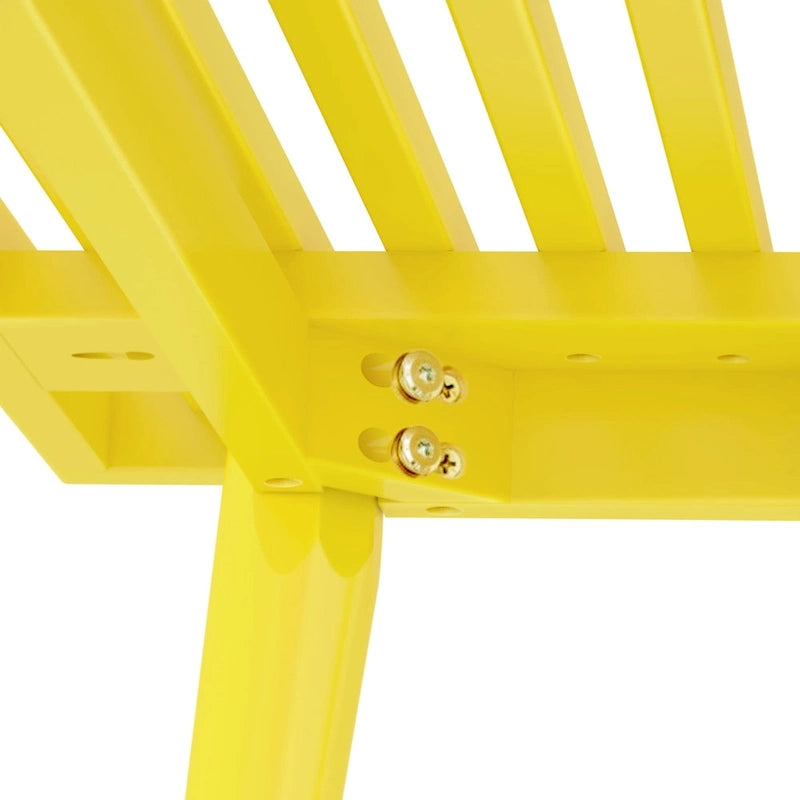 Banc d'entrée double en bois de style Mid-Century - 143,5 cm L x 42 cm l x 44,5 cm H