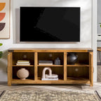 Meuble TV porte de grange 58 pouces