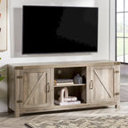 Meuble TV porte de grange 58 pouces