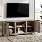 Meuble TV porte de grange 58 pouces