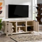 Meuble TV porte de grange 58 pouces