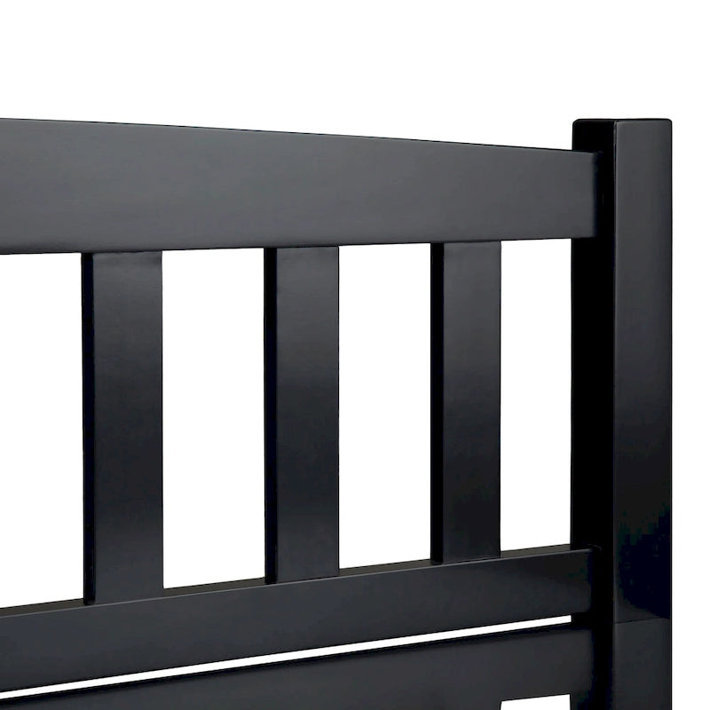 Banc de rangement d'entrée de 106,7 cm de large en bois massif de style transitionnel avec tiroirs