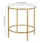 Table d'appoint ronde Sivil