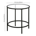 Table d'appoint ronde Sivil