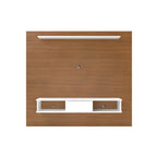 Meuble TV 2 étagères en bois composite de 178 cm pour écrans plats