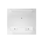 Meuble TV 2 étagères en bois composite de 178 cm pour écrans plats
