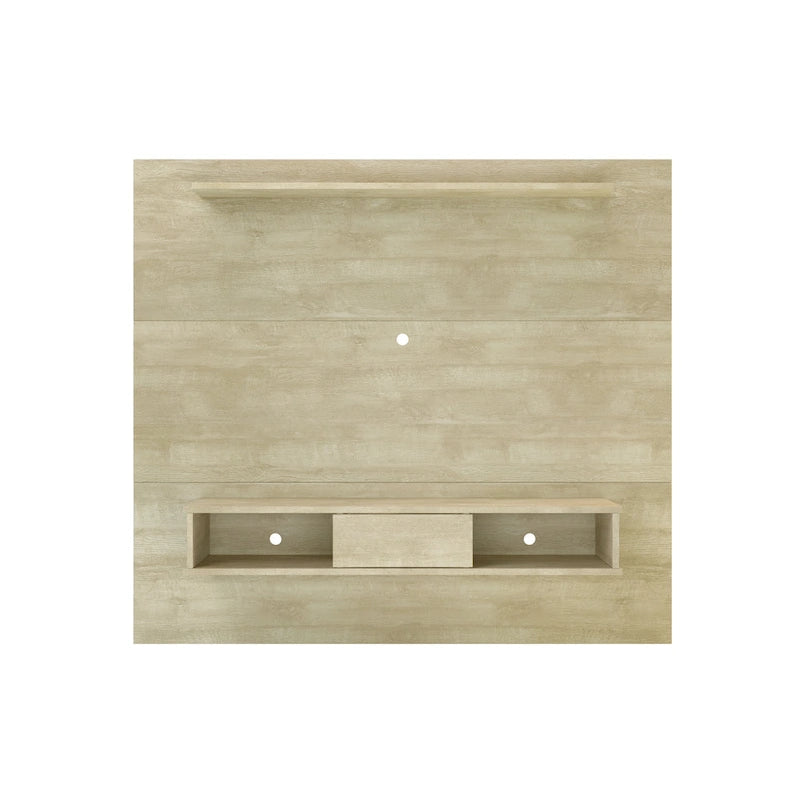 Meuble TV 2 étagères en bois composite de 178 cm pour écrans plats