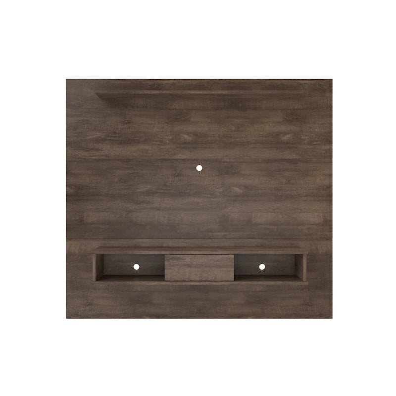 Meuble TV 2 étagères en bois composite de 178 cm pour écrans plats