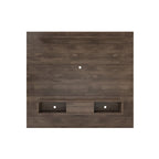 Meuble TV 2 étagères en bois composite de 178 cm pour écrans plats