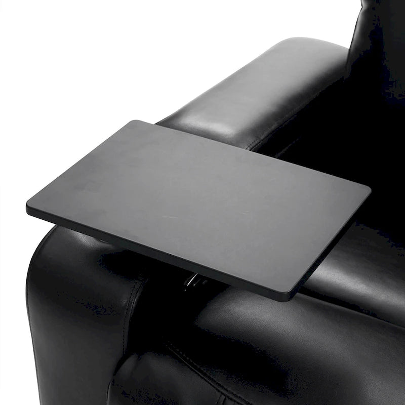 Fauteuil inclinable électrique avec 2 porte-gobelets et tablette pivotante à 360 degrés