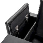 Fauteuil inclinable électrique avec 2 porte-gobelets et tablette pivotante à 360 degrés