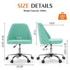 Chaise de bureau à roulettes, hauteur réglable, revêtement en tissu, pivotante