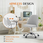Chaise de bureau à roulettes, hauteur réglable, revêtement en tissu, pivotante
