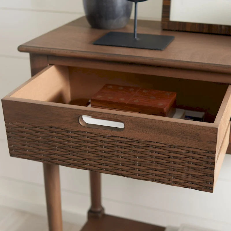 Console 2 tiroirs – 35,5 po (L) x 13 po (P) x 29,5 po (H)