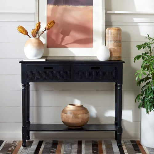 2-Drawer Console Table - 35.5"W x 13"D x 29.5"H