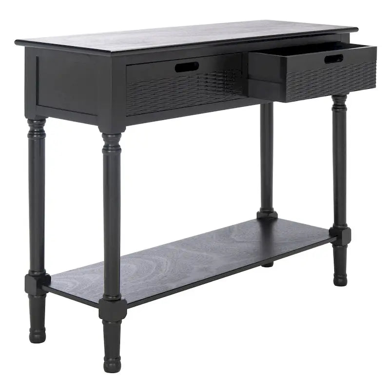 Console 2 tiroirs – 35,5 po (L) x 13 po (P) x 29,5 po (H)