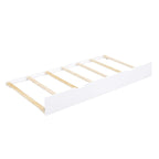 Lit de repos double avec lit gigogne, armoires de rangement et ports USB