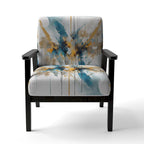 Fauteuil d'appoint sarcelle et or - Plusieurs styles