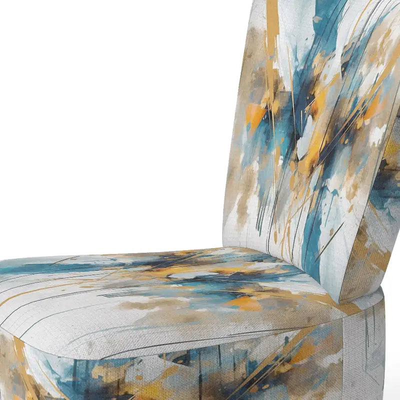 Fauteuil d'appoint sarcelle et or - Plusieurs styles