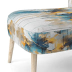 Fauteuil d'appoint sarcelle et or - Plusieurs styles
