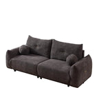 Canapé 90 confortable avec 2 coussins et 2 oreillers boules