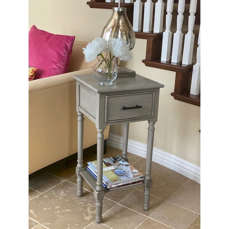 Table d'appoint avec rangement