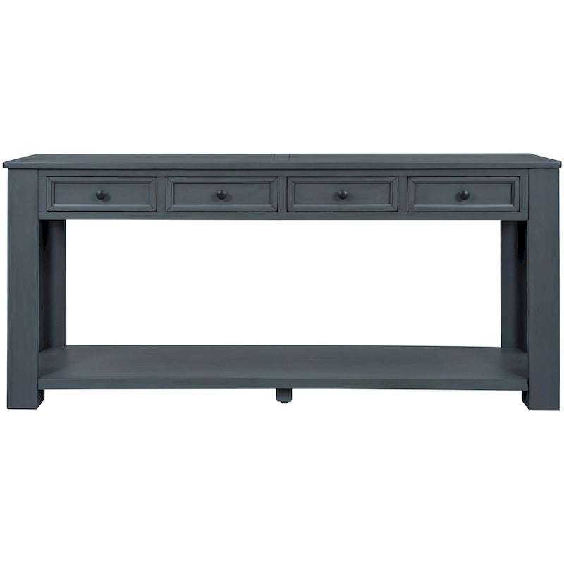 Console / Table d'appoint avec tiroirs de rangement et étagère inférieure pour entrée/couloir