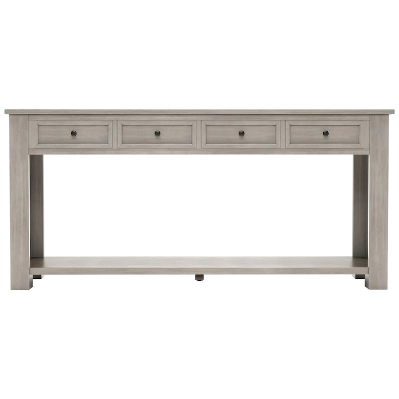 Console / Table d'appoint avec tiroirs de rangement et étagère inférieure pour entrée/couloir