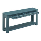 Console / Table d'appoint avec tiroirs de rangement et étagère inférieure pour entrée/couloir