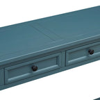 Console / Table d'appoint avec tiroirs de rangement et étagère inférieure pour entrée/couloir