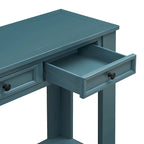 Console / Table d'appoint avec tiroirs de rangement et étagère inférieure pour entrée/couloir