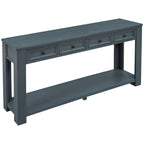 Console / Table d'appoint avec tiroirs de rangement et étagère inférieure pour entrée/couloir