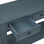 Console / Table d'appoint avec tiroirs de rangement et étagère inférieure pour entrée/couloir