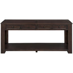 Console / Table d'appoint avec tiroirs de rangement et étagère inférieure pour entrée/couloir