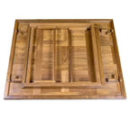 Table puzzle en teck