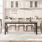 Table à Manger Industrielle pour 6 à 8 Personnes