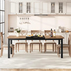Table à Manger Industrielle pour 6 à 8 Personnes