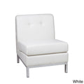 Chaise sans accoudoirs en similicuir