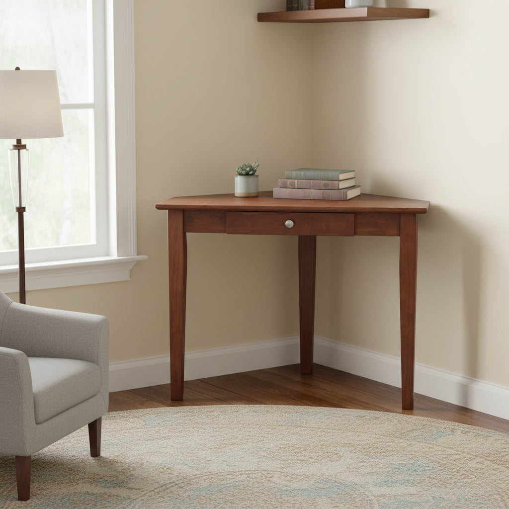 1-drawer Corner Computer Desk